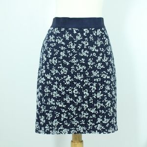 Ann Taylor Eyelet Overlay Pencil Skirt 6P